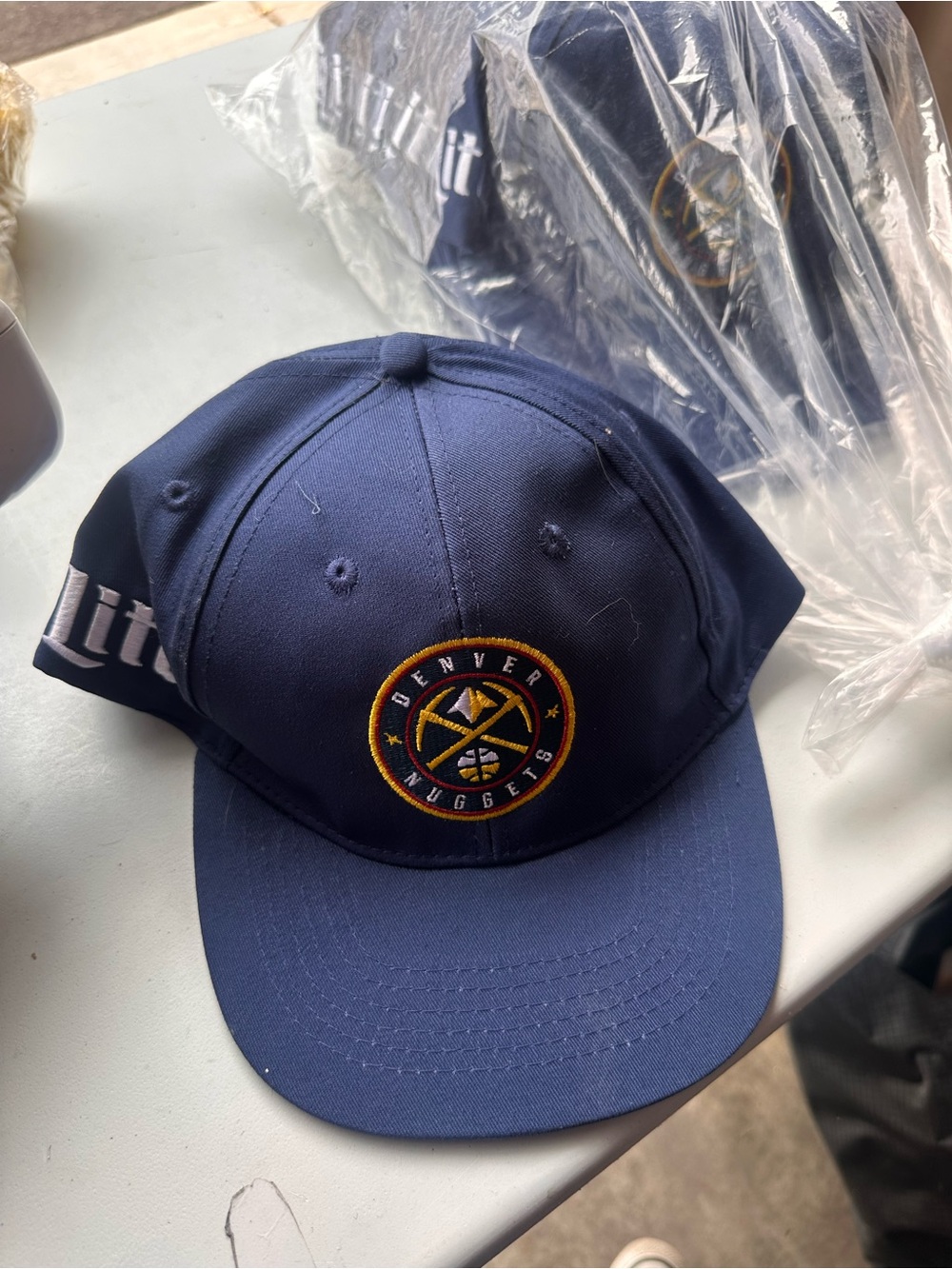 H&M Navy Blue Denver Nuggets Embroidered Cap